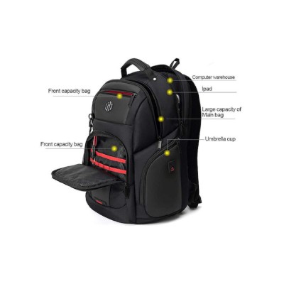 Arctic Hunter B00341 Σακίδιο Πλάτης Black